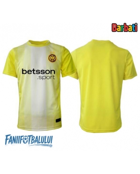 Inter Milan Portarii Tricou Fotbal Replică 2025-26 Barbati Deplasare